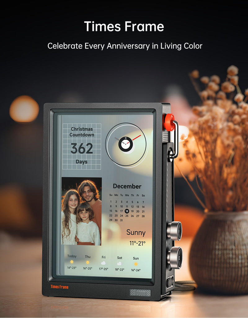 Times Frame - Floating Smart Photo & Video Desk Display (10.1", 64GB, Wi-Fi 6) — view 8