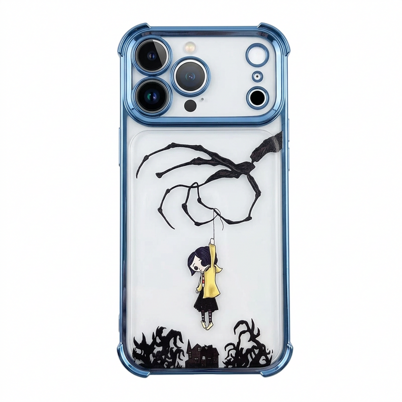 Coraline Electroplated Air-Cushion Phone Case