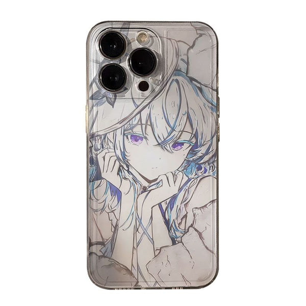 Wuthering Waves Shorekeeper Lenticular Phone Case — 2 Designs on a white background