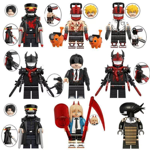 Chainsaw Man Denji & Dark Devil 9 Minifigures
