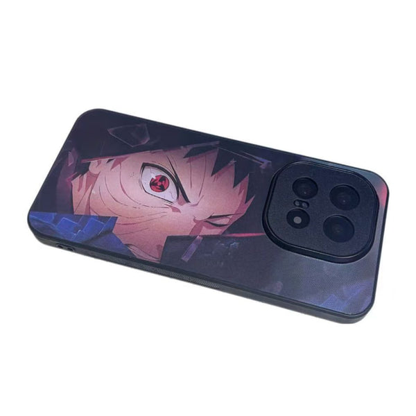 Naruto Obito Uchiha Blinking Lenticular Phone Case on a white background