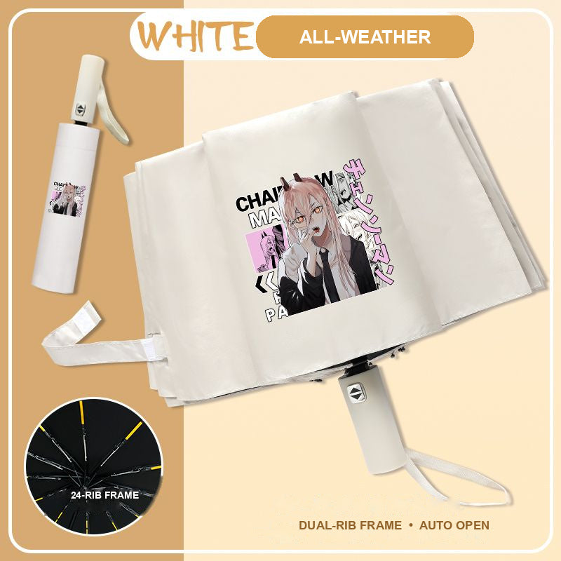 Chainsaw Man Automatic Umbrella — 16 Designs — product view 29