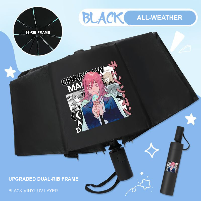 Chainsaw Man Automatic Umbrella — 16 Designs — product view 20