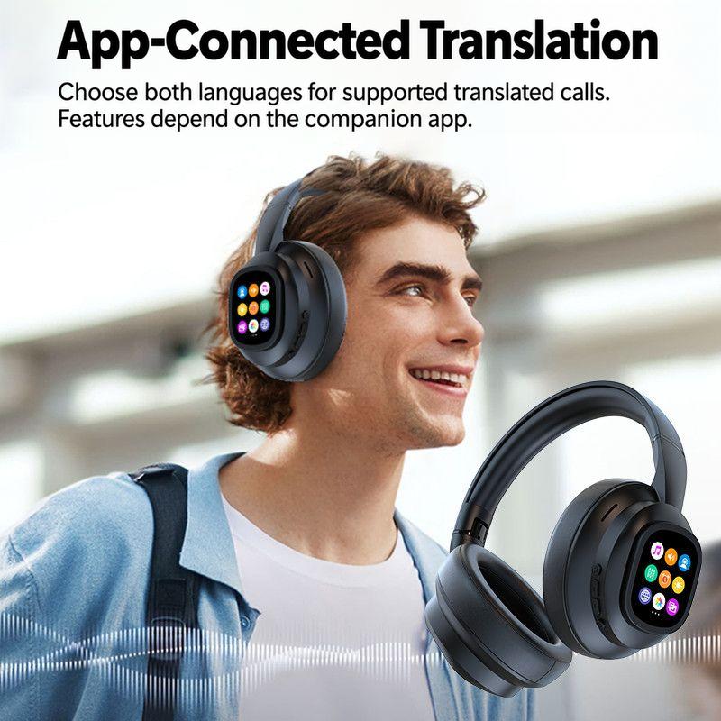 Touchscreen Wireless Over-Ear Headphones