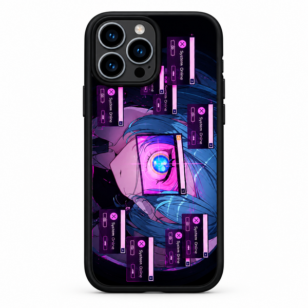 Hatsune Miku Blinking Lenticular Phone Case on a white background