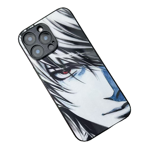 Light Yagami Lenticular Phone Case — full product on white background