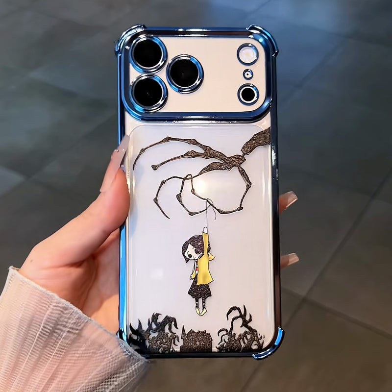 Coraline Electroplated Air-Cushion Phone Case