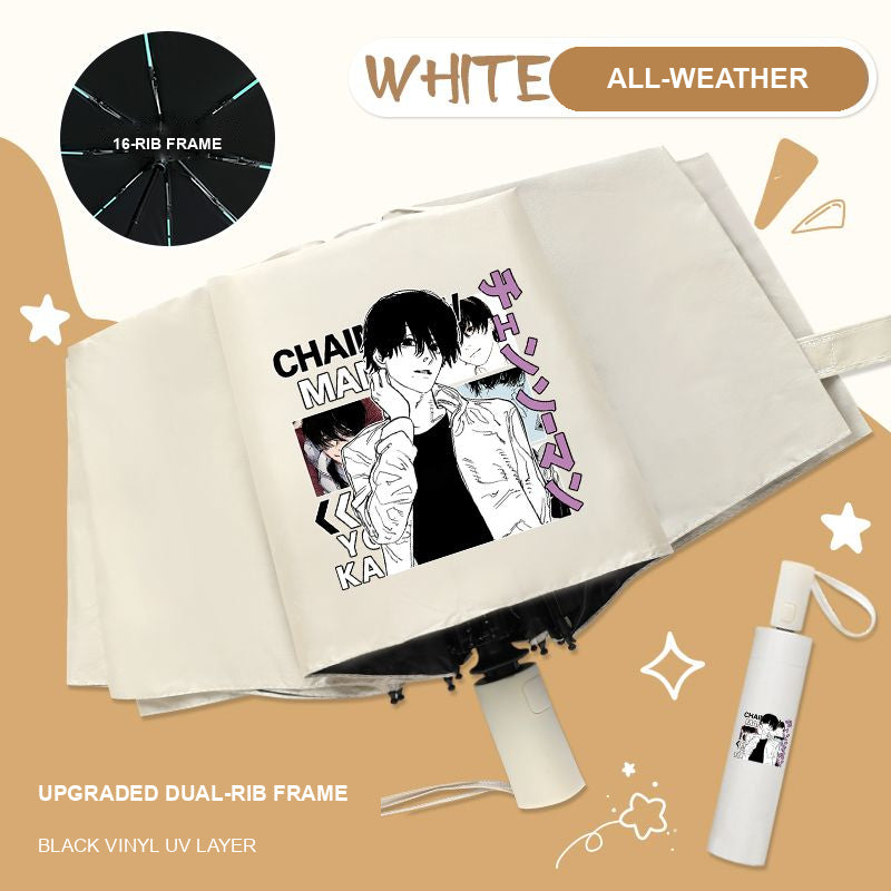Chainsaw Man Automatic Umbrella — 16 Designs — product view 15