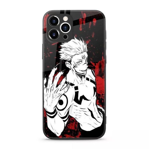 Jujutsu Kaisen Anime Tempered-Glass Case for Samsung Galaxy & iPhone
