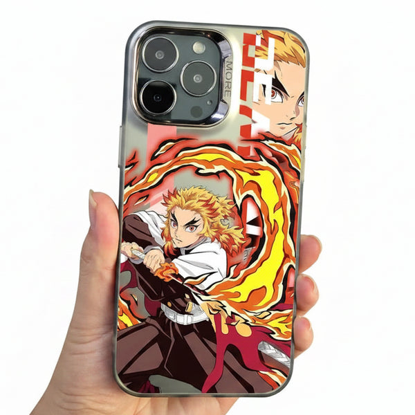 Demon Slayer Tanjiro Electroplated Anime Phone Case