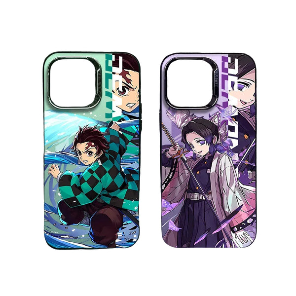 Demon Slayer Tanjiro Electroplated Anime Phone Case — view 3