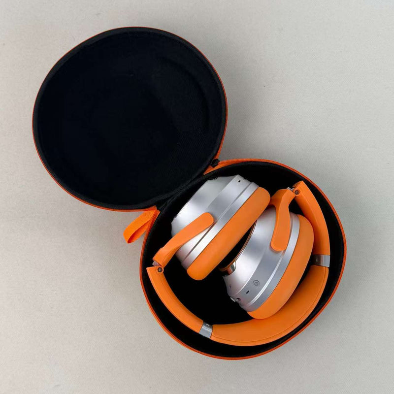 Dual-Screen ANC Headphones — Custom Display Over-Ear