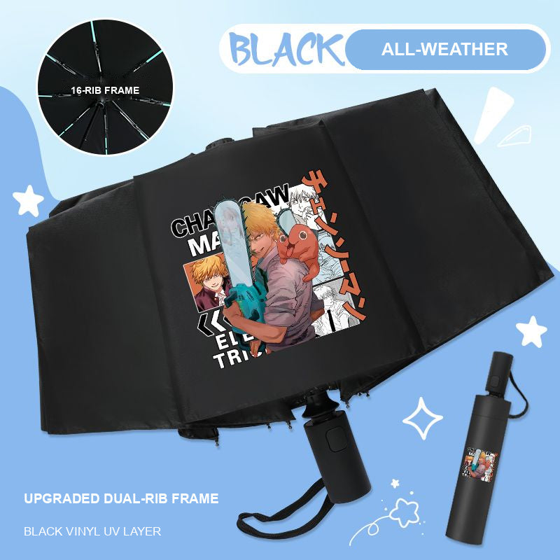 Chainsaw Man Automatic Umbrella — 16 Designs — product view 8