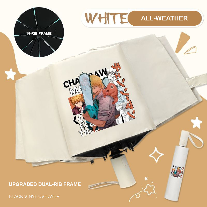 Chainsaw Man Automatic Umbrella — 16 Designs — product view 7
