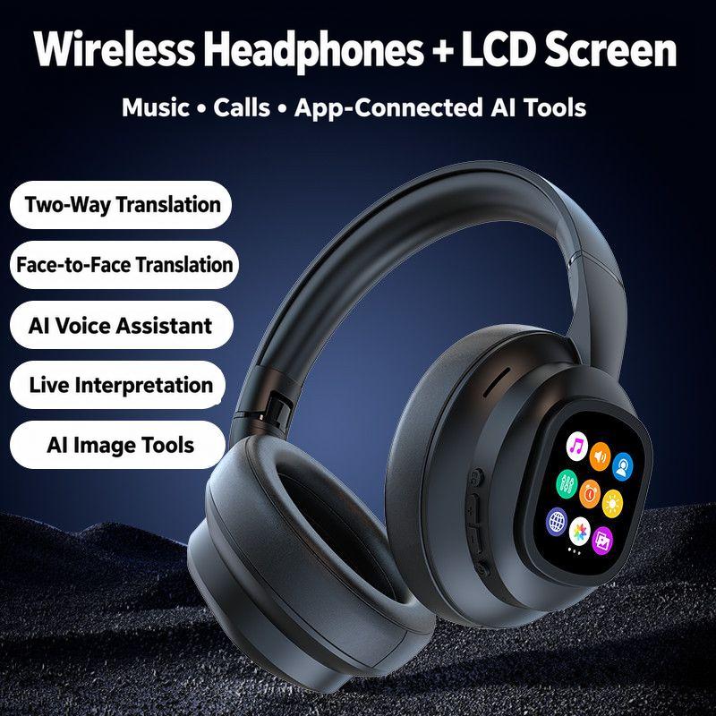 Touchscreen Wireless Over-Ear Headphones