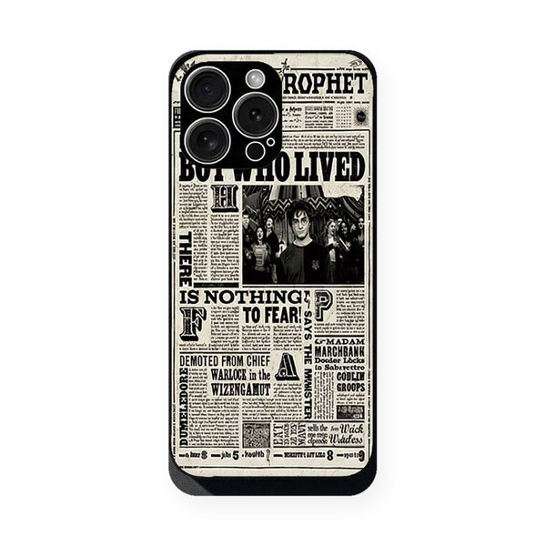 Harry Potter Daily Prophet Lenticular Phone Case — 2 Styles on a pure white background