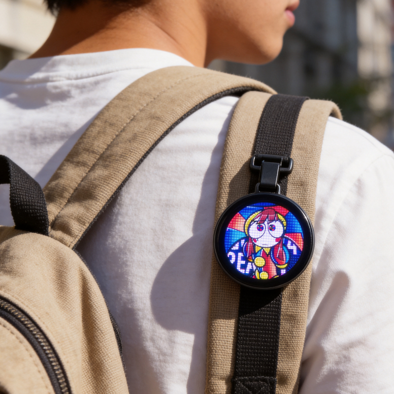 LED Anime Badge Pin for Itabags & Con Fits