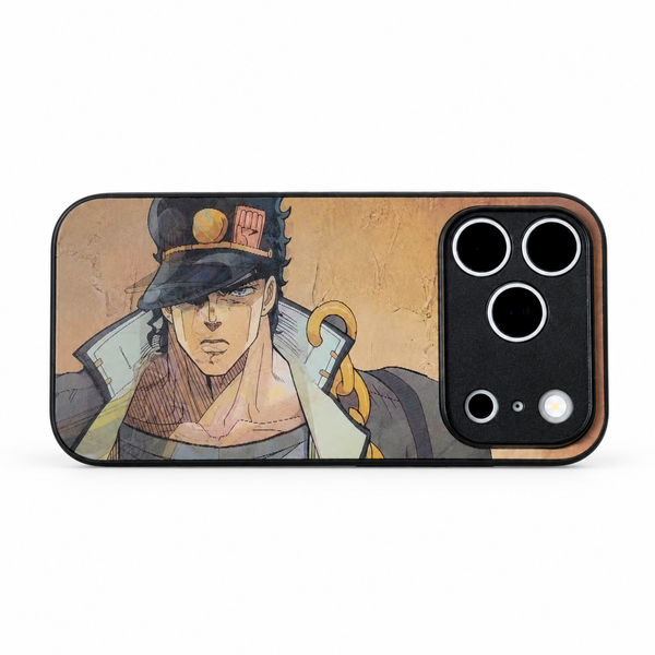 JoJo's Bizarre Adventure Jotaro Kujo Lenticular Phone Case on a white background