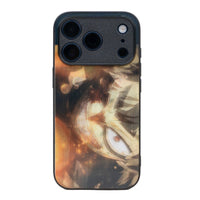 My Hero Academia Bakugo lenticular phone case - Orange - Fierce Look, portrait view
