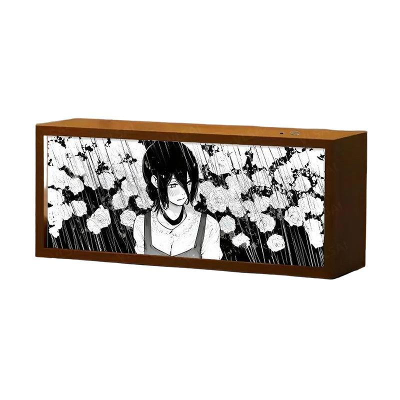 Chainsaw Man Reze Panoramic Light-Up Art Frame — 9 Designs — product view 1