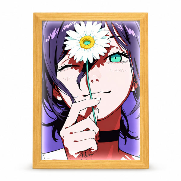 Chainsaw Man Reze Light-Up Art Frame — 9 Designs — product view 1