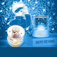 JJK Projection Night Light - Rotating Star Projector Lamp