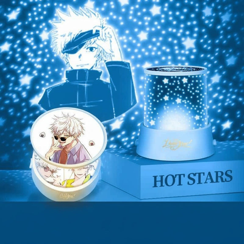 JJK Projection Night Light - Rotating Star Projector Lamp