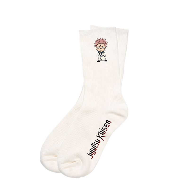 Jujutsu Kaisen Anime Crew Socks - Cotton Mid-Calf (Unisex)