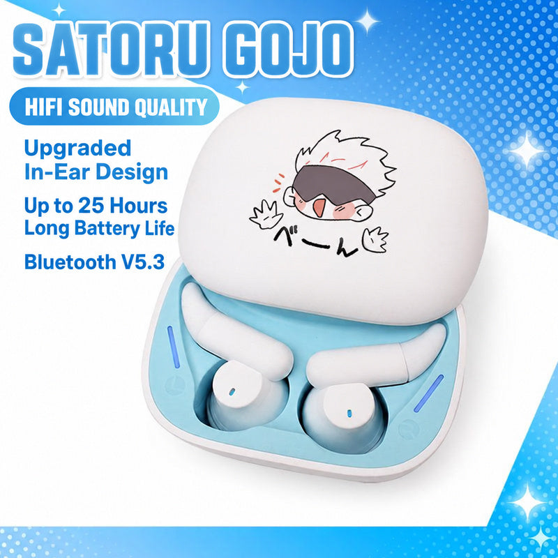 Satoru Gojo Wireless Earbuds — Jujutsu Kaisen In-Ear Bluetooth Earphones — product image 2