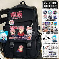 Jujutsu Kaisen Backpack — Large-Capacity School Bag with Accessory Set — product image 2
