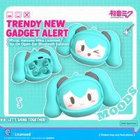 Hatsune Miku Clip-On Earbuds — Open-Ear Bluetooth Ear Cuffs — product image 2