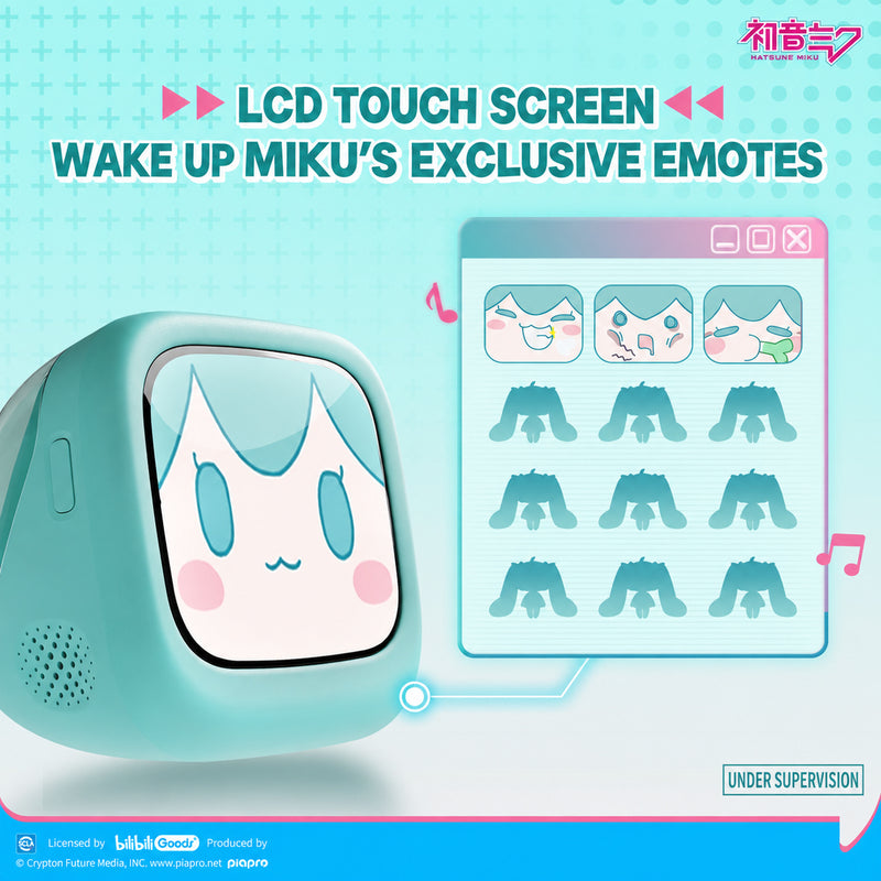 Hatsune Miku Retro TV Earbuds — Wireless Bluetooth in a Mini TV Case — product image 2