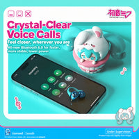 Hatsune Miku Cupcake Clip-On Earbuds — Open-Ear Bluetooth Gift Set — product image 3