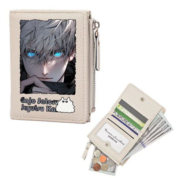 Gojo Zip Wallet — PU Card Holder & Coin Purse