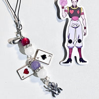 Hunter x Hunter Hisoka Beaded Phone Charm