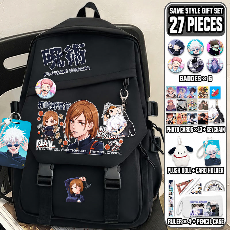 Jujutsu Kaisen Backpack — Large-Capacity School Bag with Accessory Set — product image 4