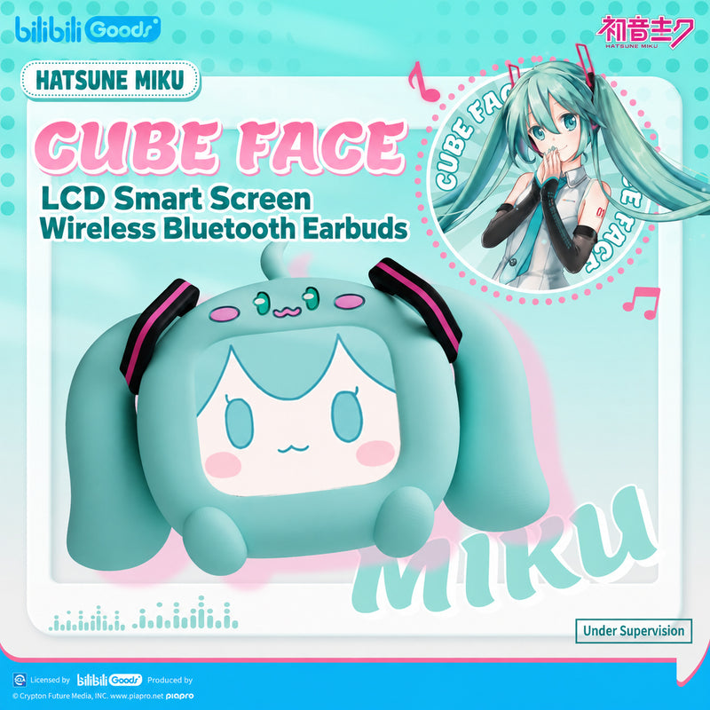 Hatsune Miku Retro TV Earbuds — Wireless Bluetooth in a Mini TV Case — product image 4