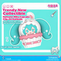 Hatsune Miku Cupcake Clip-On Earbuds — Open-Ear Bluetooth Gift Set — product image 4