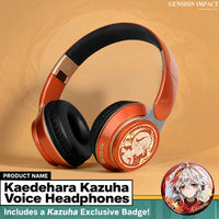 Genshin Voice Headphones — Over-Ear Bluetooth with Character Prompts & Badge — product image 4