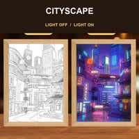 Cyberpunk Light-Up Art Frame — 11 Designs — product view 4