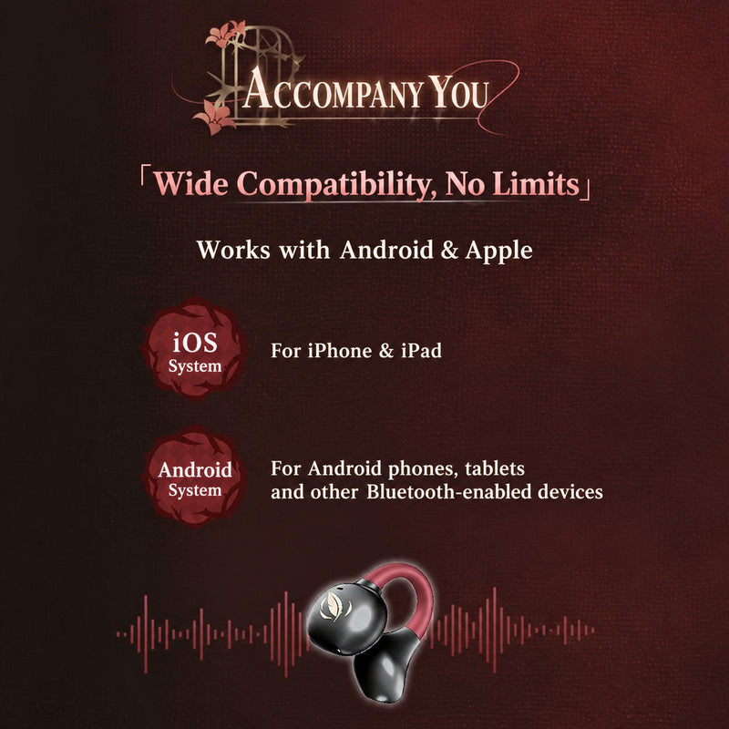 Love and Deepspace Clip-On Earbuds — Open-Ear Bluetooth with Character Voice Prompts — product image 5