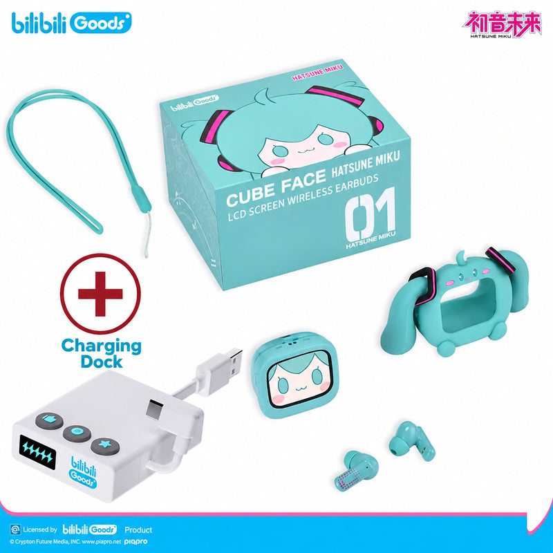Hatsune Miku Retro TV Earbuds — Wireless Bluetooth in a Mini TV Case — product image 5