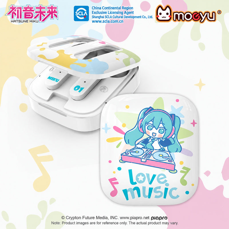 Hatsune Miku Aluminium Wireless Earbuds — Colour Beat Bluetooth Earphones — product image 5