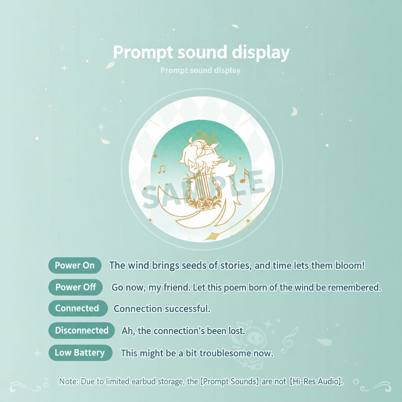 Genshin Voice Earbud Sets — In-Ear Bluetooth with Character Prompts — product image 5