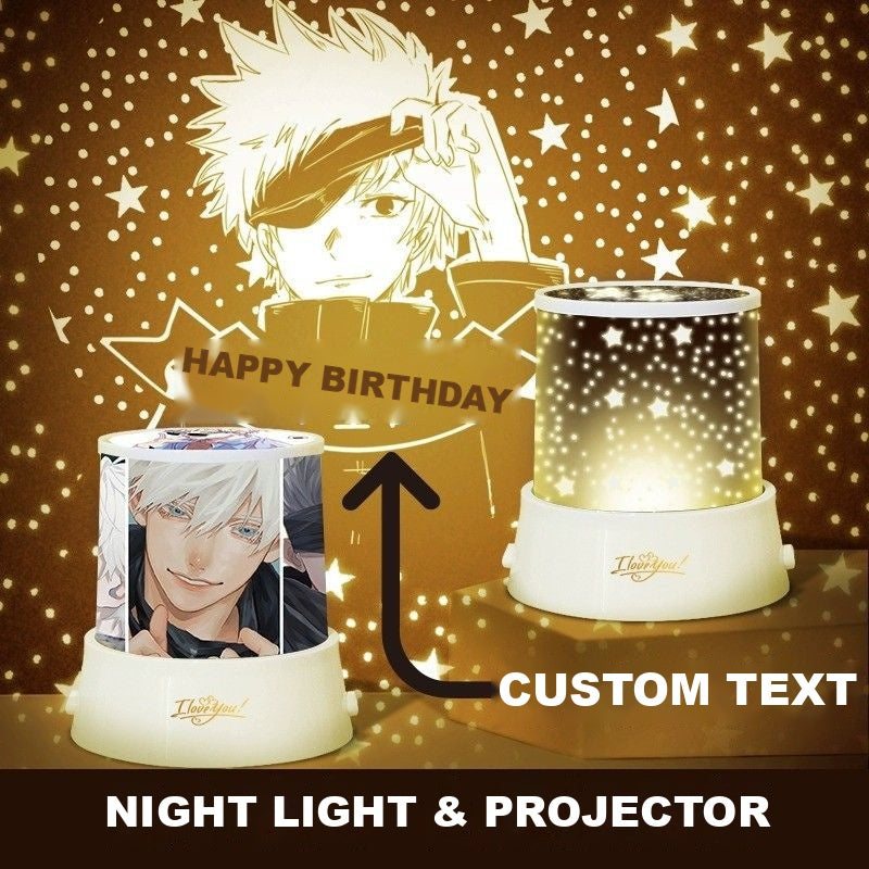 JJK Projection Night Light - Rotating Star Projector Lamp — view 4