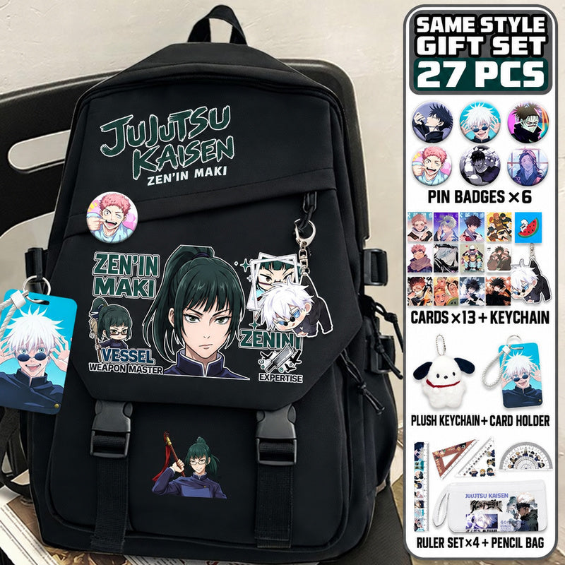 Jujutsu Kaisen Backpack — Large-Capacity School Bag with Accessory Set — product image 6