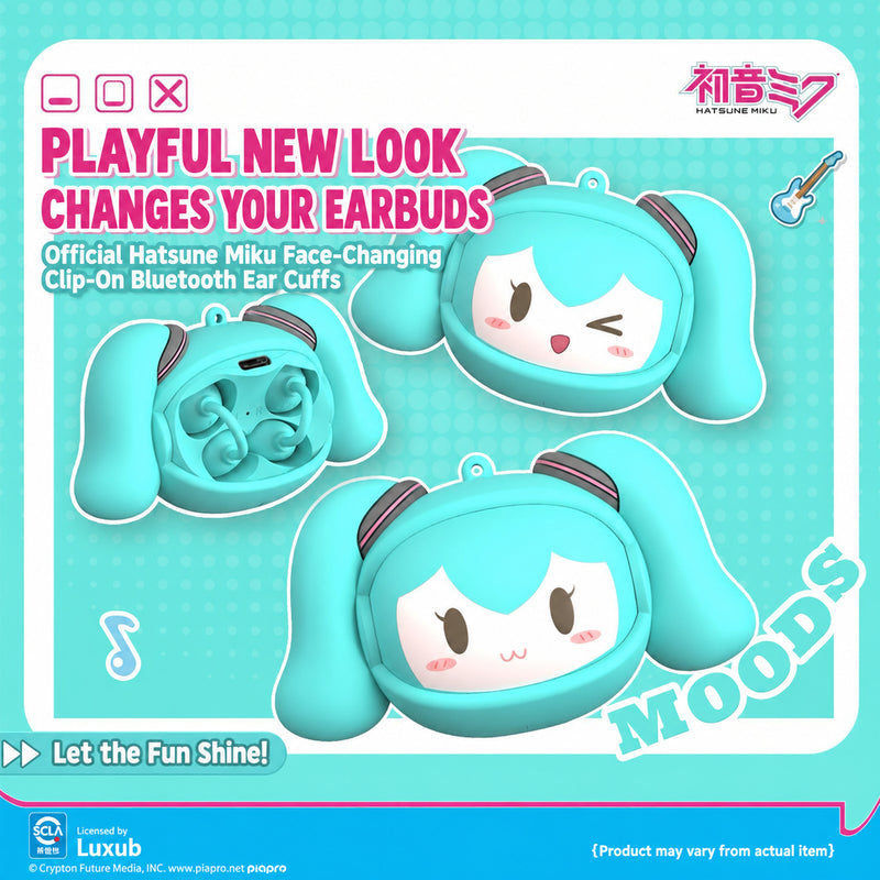 Hatsune Miku Clip-On Earbuds — Open-Ear Bluetooth Ear Cuffs — product image 6
