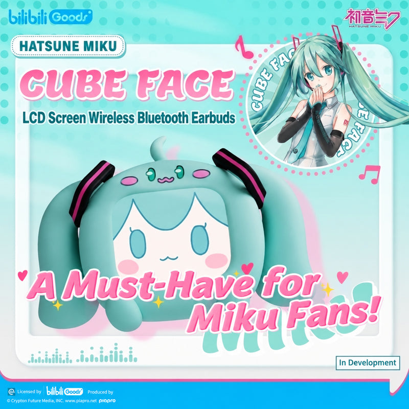 Hatsune Miku Retro TV Earbuds — Wireless Bluetooth in a Mini TV Case — product image 6