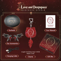 Love and Deepspace Clip-On Earbuds — Open-Ear Bluetooth with Character Voice Prompts — product image 7