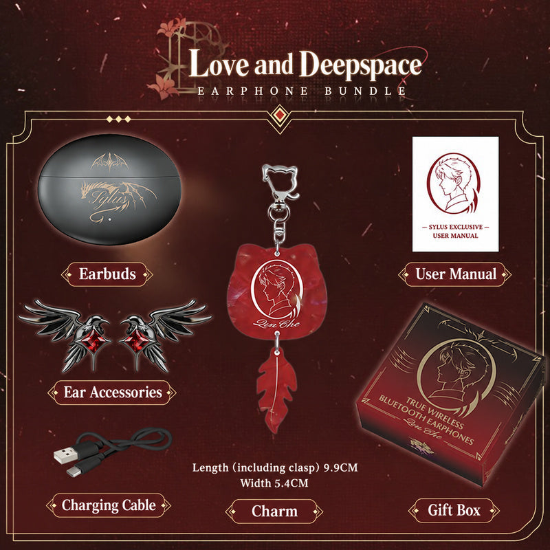 Love and Deepspace Clip-On Earbuds — Open-Ear Bluetooth with Character Voice Prompts — product image 7